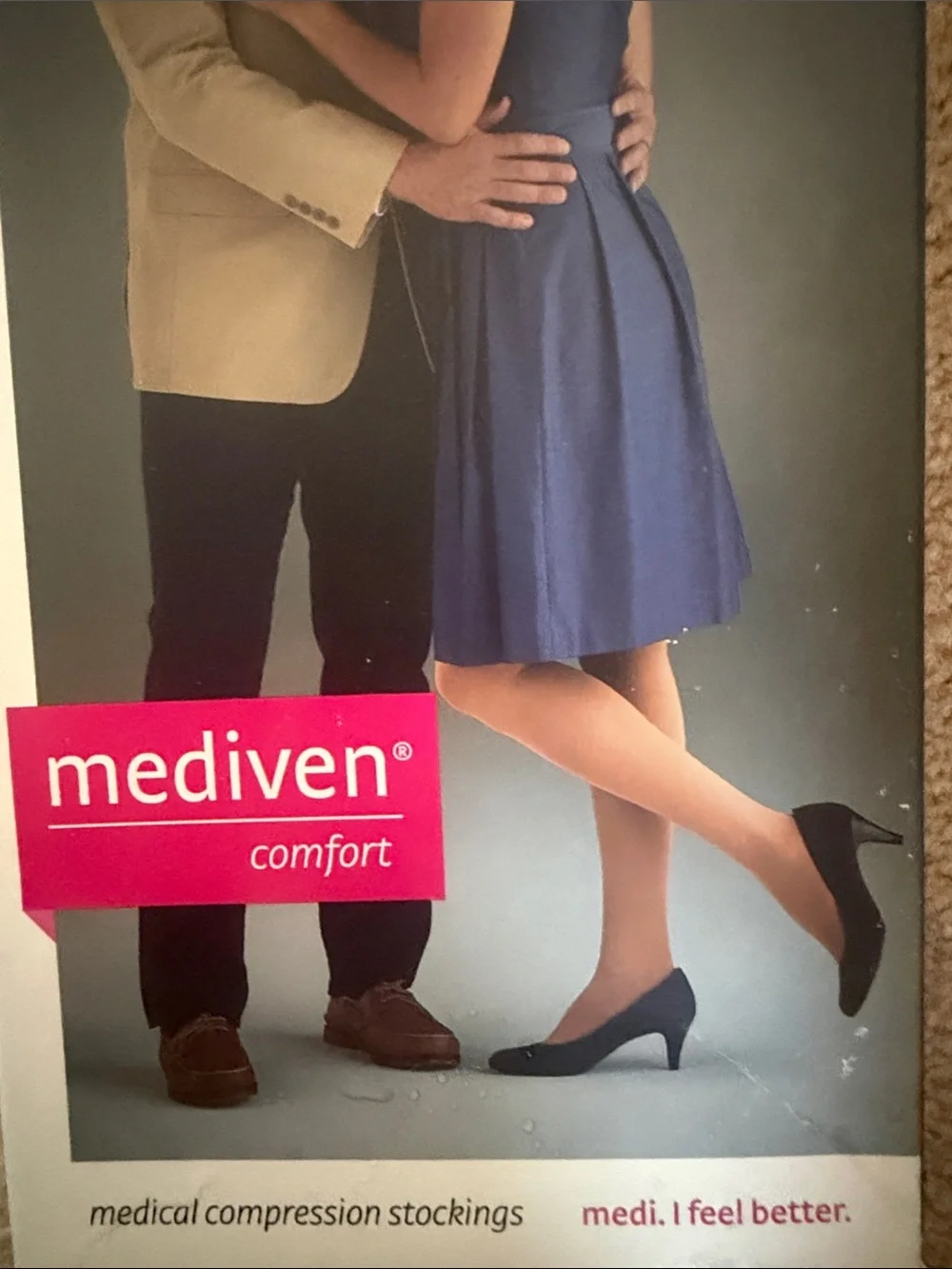 Comfort Medical Compression Pantyhose — Nude (Beige)